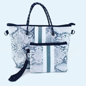 Neoprene handbag & Wristlet